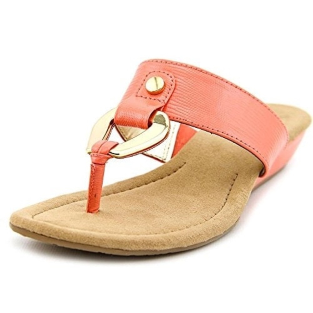Alfani Women FORRAY Split Pink Toe T-Strap Sandals